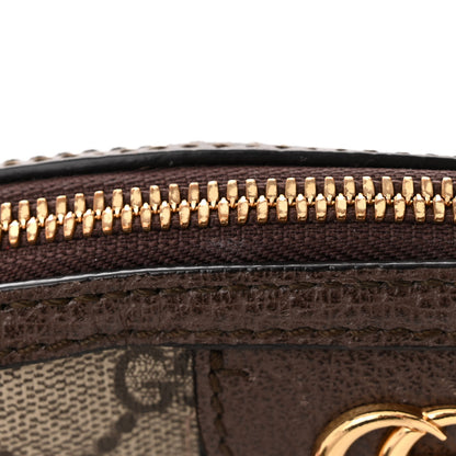 Gucci GG Supreme Monogram Textured Dollar Calfskin Web Small Ophidia Dome Shoulder Bag Beige Ebony New Acero 13 of 13