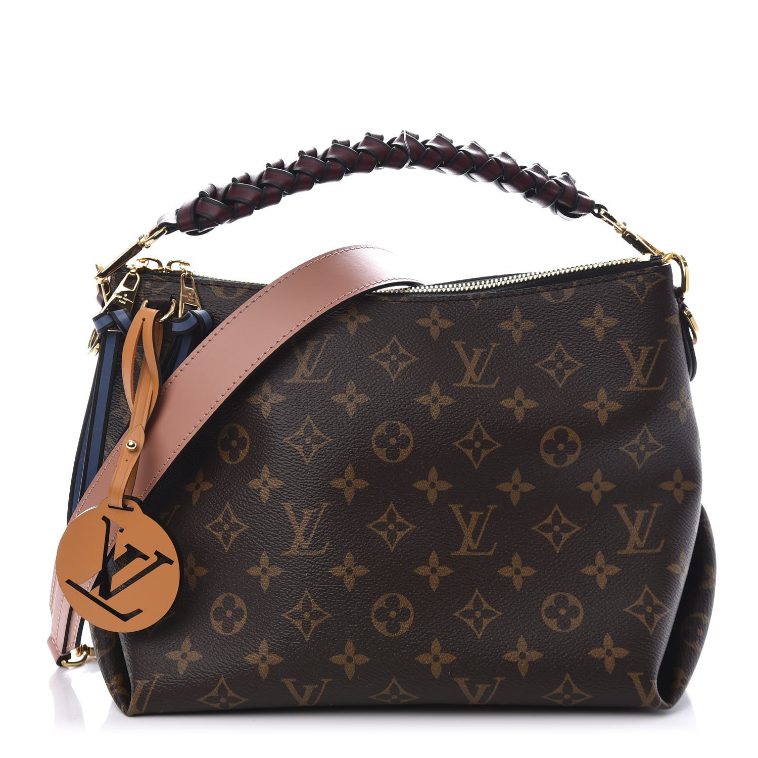 Louis Vuitton Monogram Beaubourg Hobo Mini Bordeaux Red Peach Safran Blue Jean Blue 1 of 9