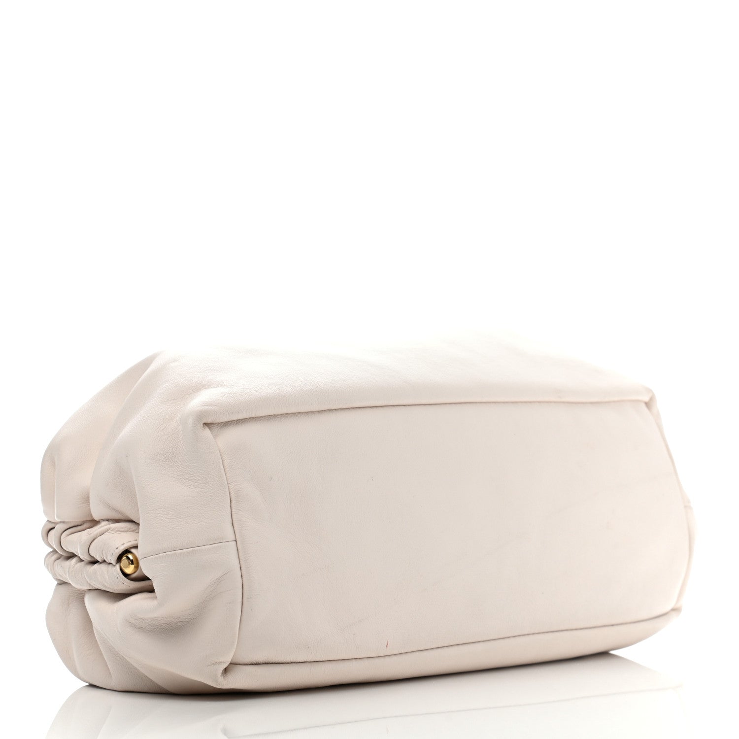 Mansur Gavriel Lambskin Cloud Clutch White 4 of 12