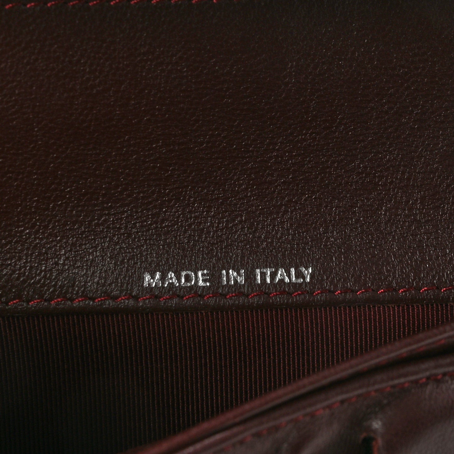 Lambskin Quilted Yen Wallet Black