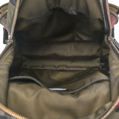 Valentino Garavani Nylon Camouflage Print Backpack Green White Black Red 5 of 17