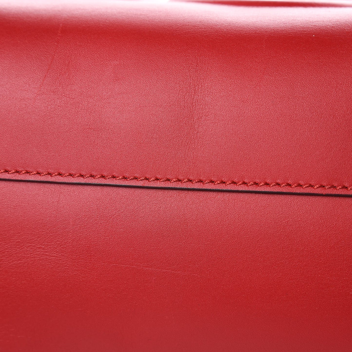 Calfskin GucciGhost Real Medium XL Tote Hibiscus Red