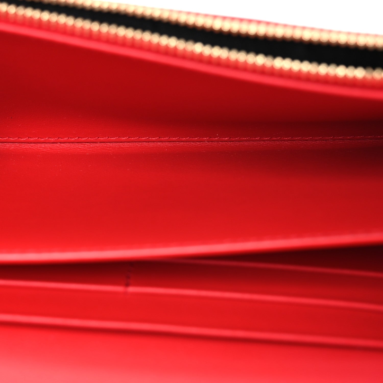 Burberry Grainy Calfskin Logo Henley Wallet  Red 6 of 11