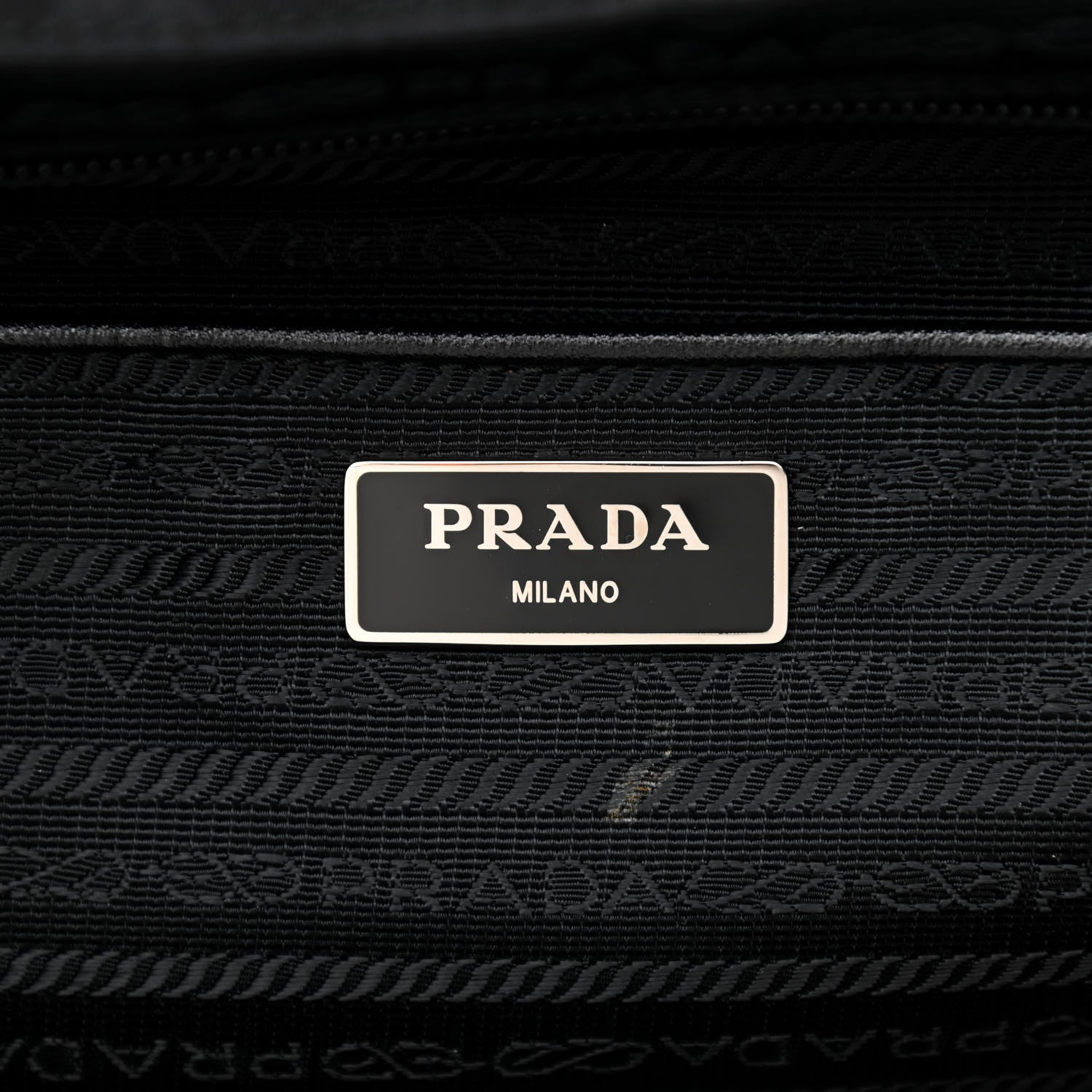 Prada Nylon Vela Medium Backpack Black 6 of 11
