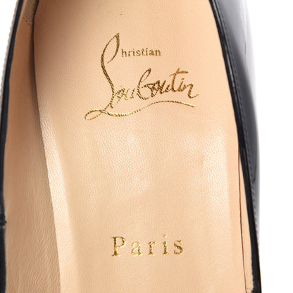 Christian Louboutin Patent Lady Peep 150 Pumps 41 Black 7 of 8