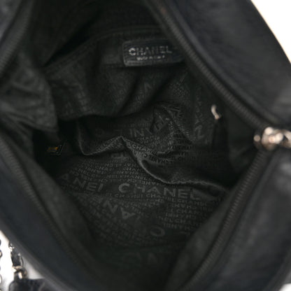 Chanel Lambskin Stitched Medium Ultimate Soft Tote Black 5 of 11