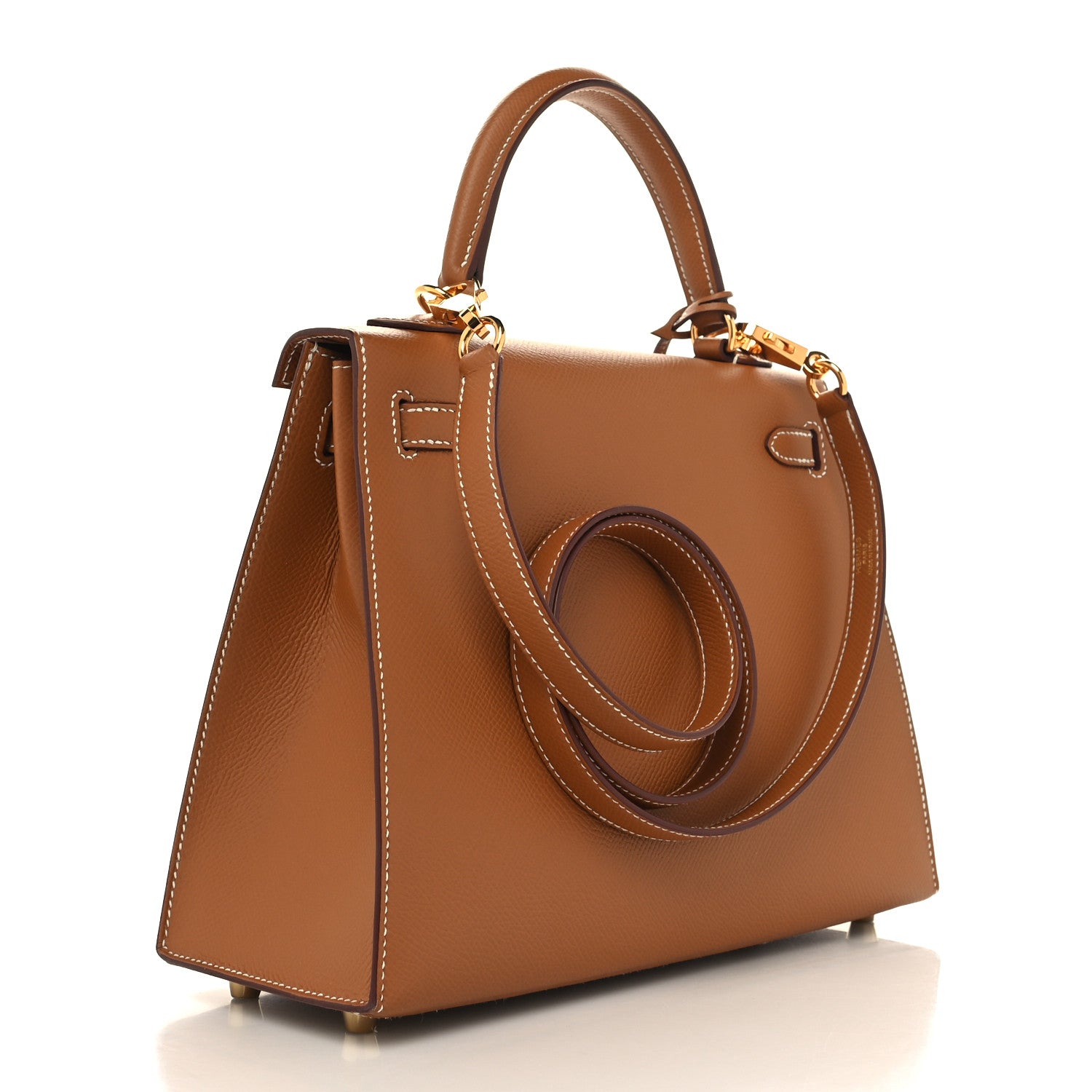 Hermes Epsom Kelly Sellier 25 Gold 4 of 12