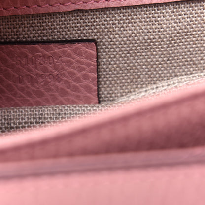 Gucci Dollar Calfskin Small Interlocking G Shoulder Bag Soft Pink 7 of 10