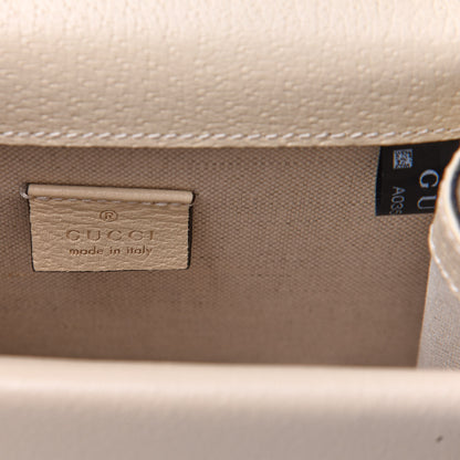 Gucci Textured Calfskin Crystal Mini Dionysus Shoulder Bag Mystic White 6 of 10