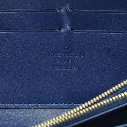Louis Vuitton Vernis Zippy Wallet Grand Blue 6 of 7