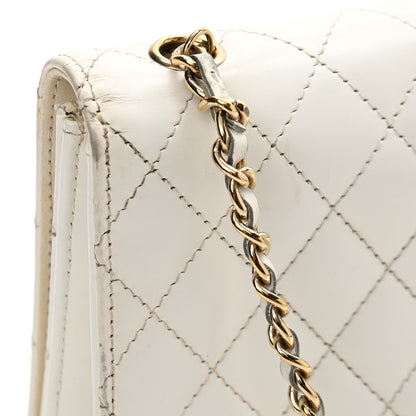 Chanel Lambskin Stitched Small Single Flap White 16 of 17