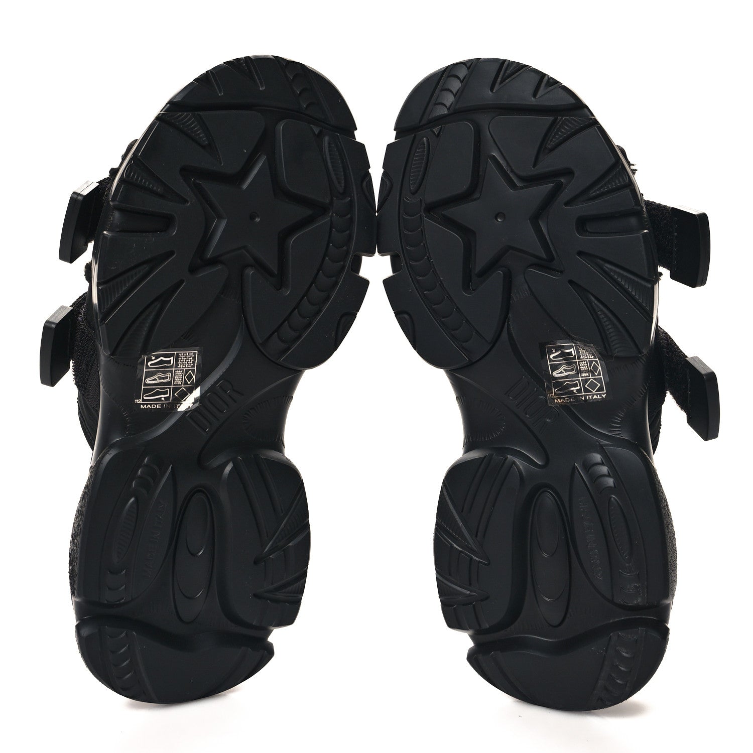 Christian Dior Technical Fabric Camouflage D-Wander Slide Sandals 35 Black 5 of 8
