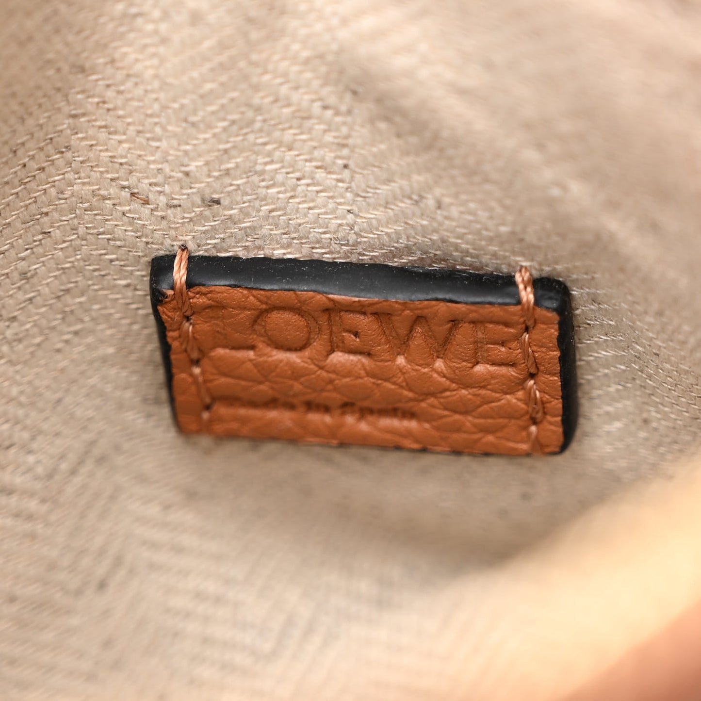 Calfskin Mini Puzzle Bag Tan