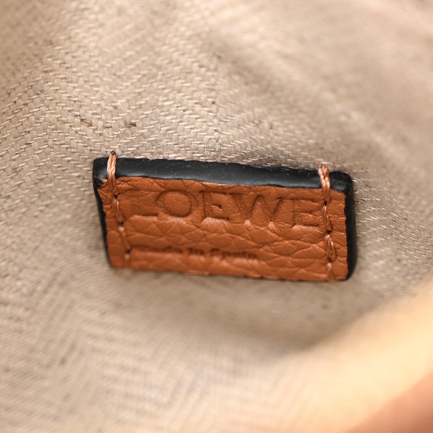 Loewe Calfskin Mini Puzzle Bag Tan 6 of 11