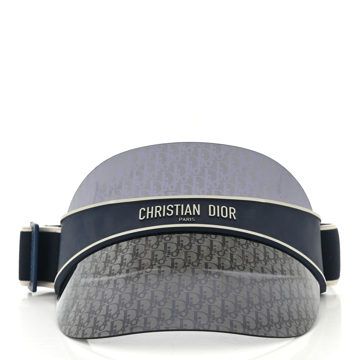 Christian Dior Oblique DiorClub V1U Sun Visor Blue 3 of 7