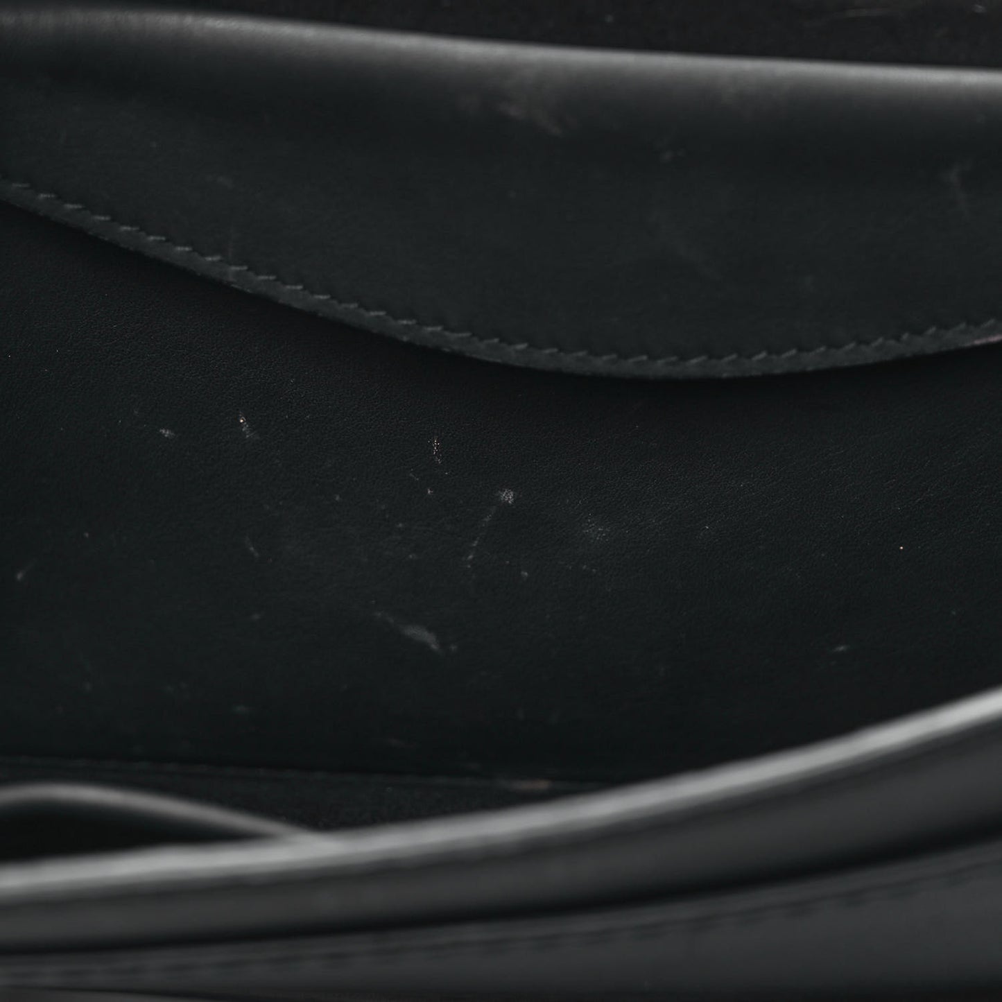 Ultra Matte Calfskin J'Adior Chain Flap Bag Black