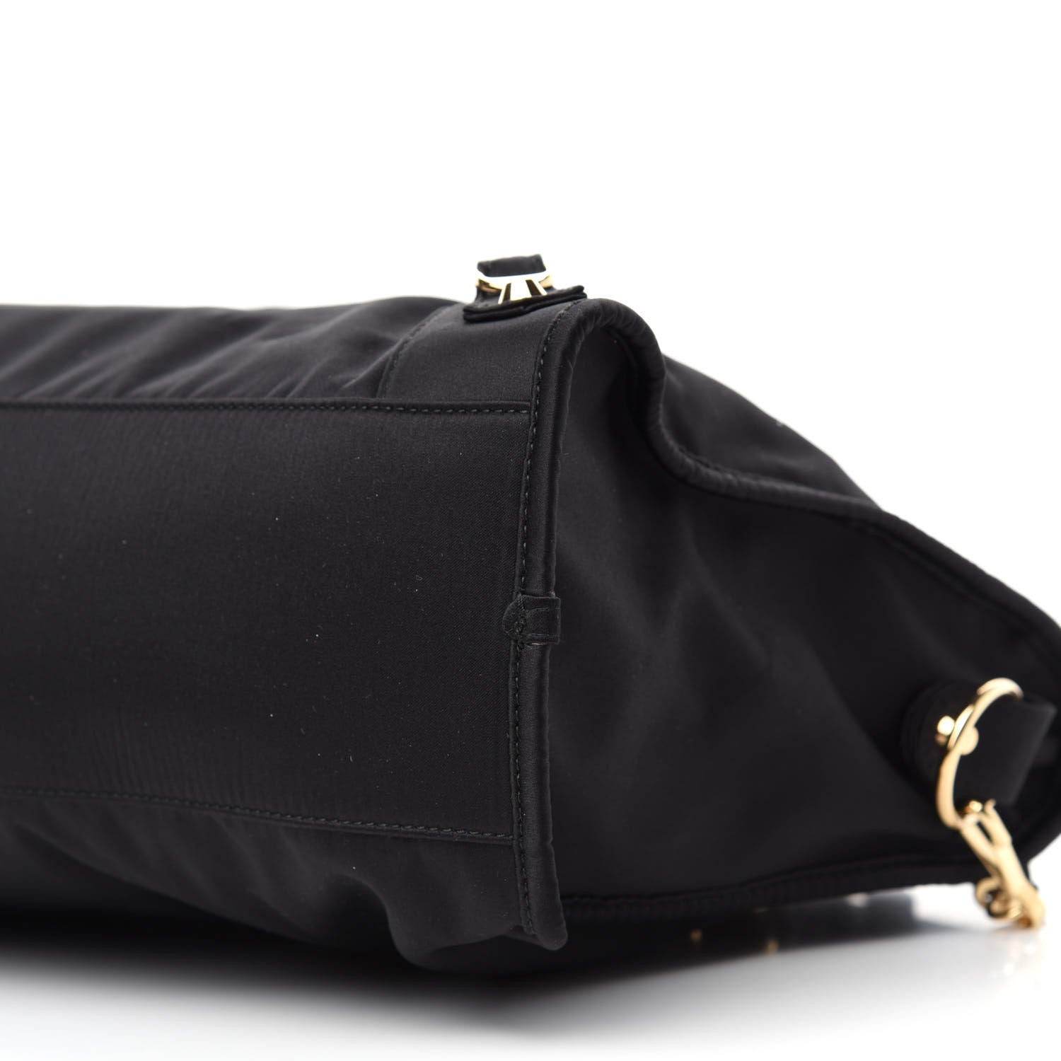 Balenciaga Satin Classic Gold Hardware City Black 7 of 10