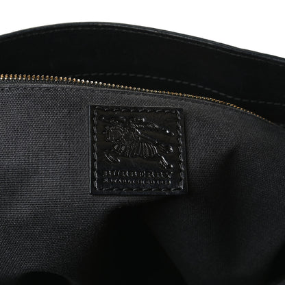 Burberry House Check Bridle Calfskin Tote Black 12 of 24