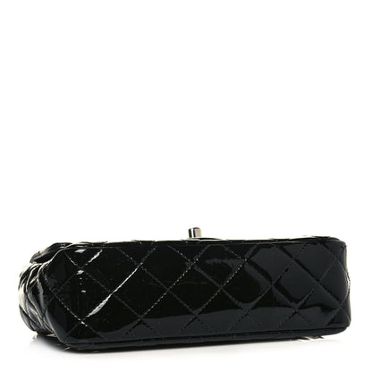 Chanel Patent Calfskin Quilted Mini Rectangular Flap Black 4 of 13