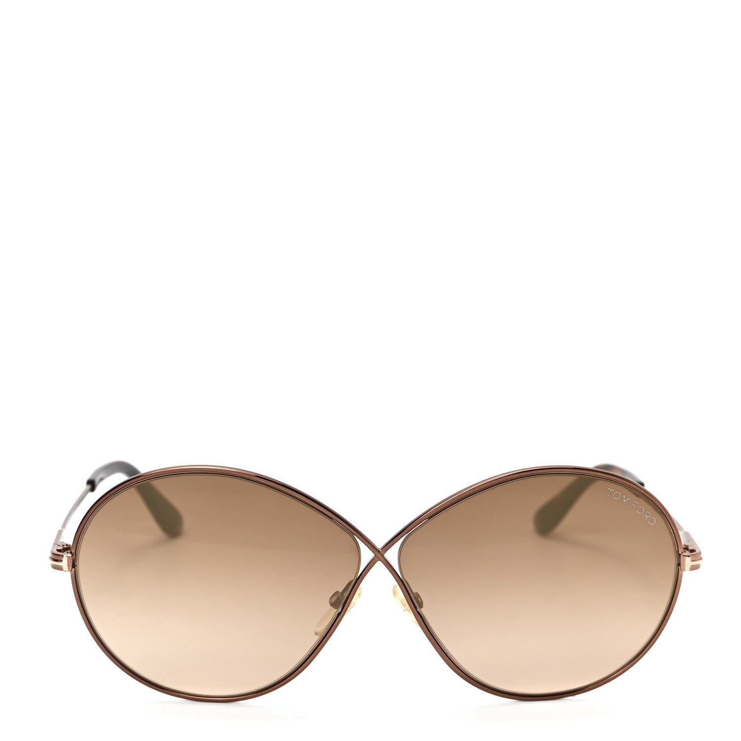 Tom Ford Rania Oval Sunglasses TF564 Brown 2 of 6