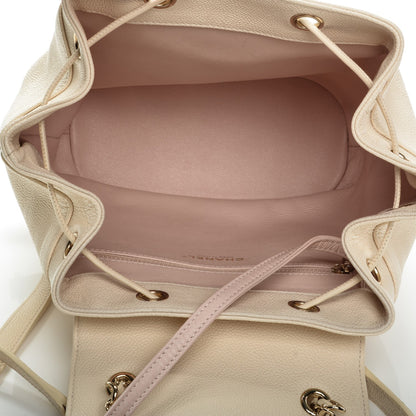 Chanel Caviar Quilted Backpack White 5 of 10