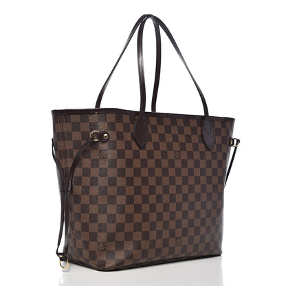 Louis Vuitton Damier Ebene Neo Neverfull MM Rose Ballerine 4 of 16