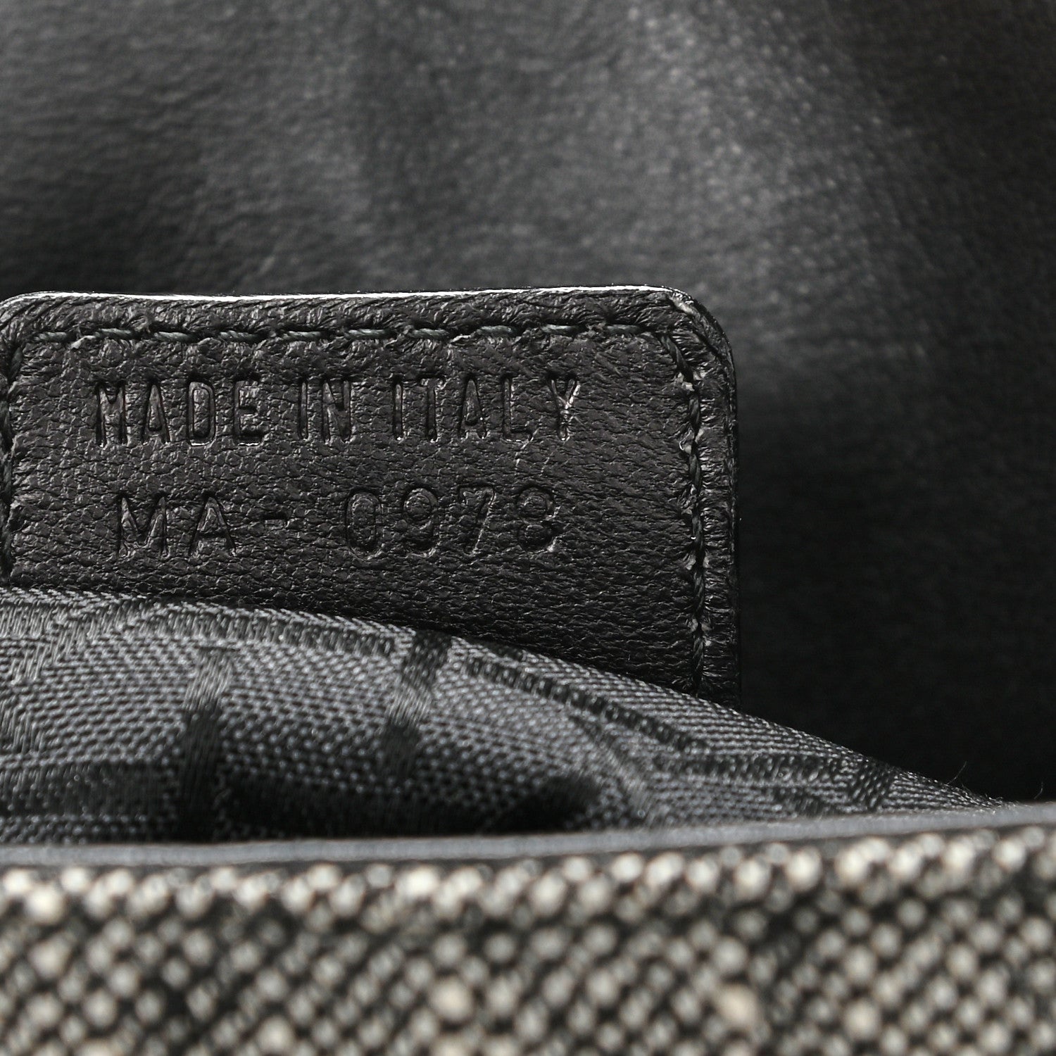 Christian Dior Tweed Mini Lady Dior Black 7 of 10
