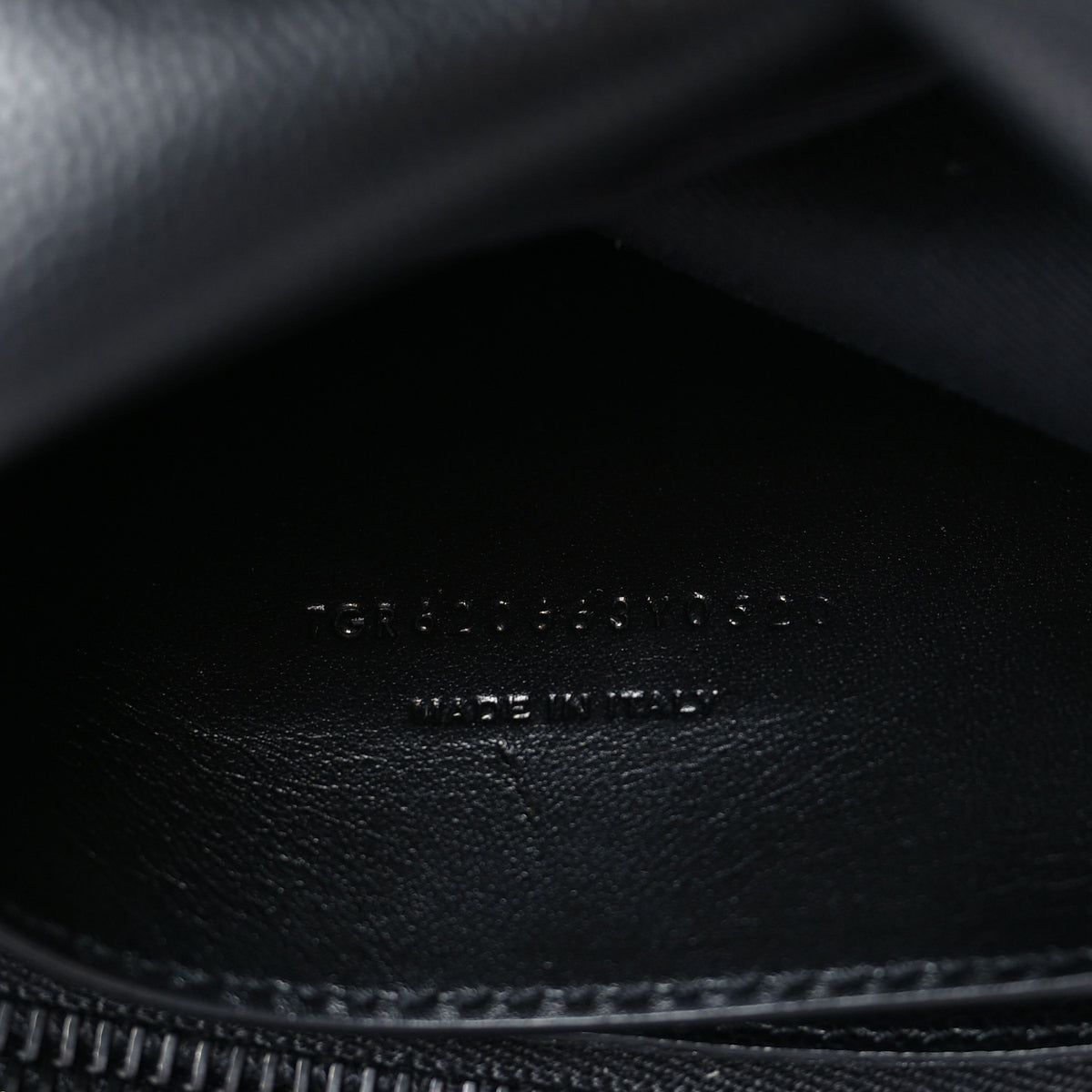 Grain De Poudre Medium West Hollywood Monogram Fold-Over Black