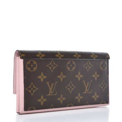 Louis Vuitton Monogram Flore Wallet Rose Ballerine 3 of 13