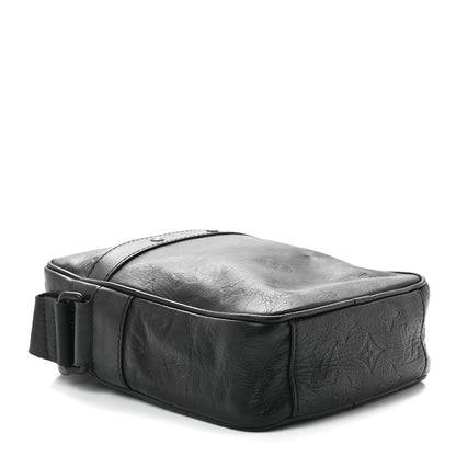 Louis Vuitton Calfskin Monogram Shadow Danube PM Black 4 of 12