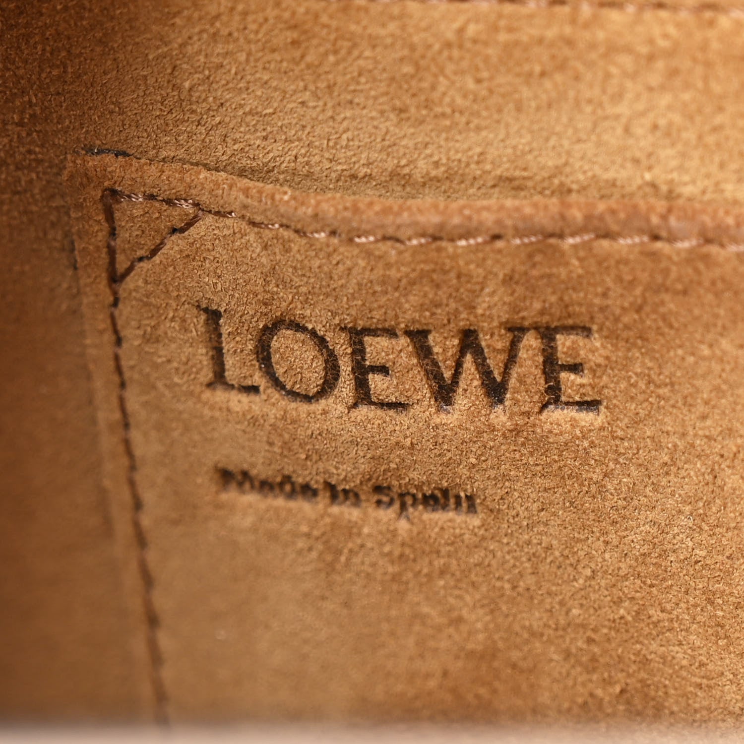 Loewe Soft Calfskin Jacquard Small Gate Crossbody Bag Sand 6 of 12