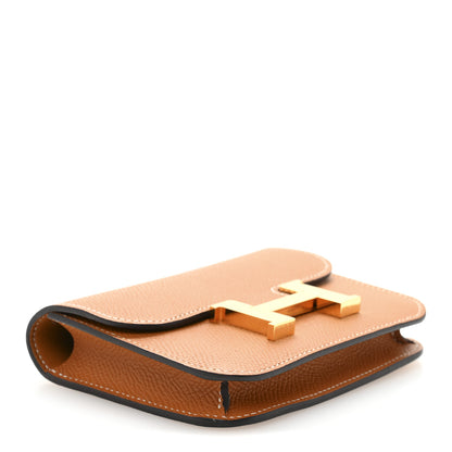 Hermes Epsom Constance Slim Wallet Toffee 5 of 10