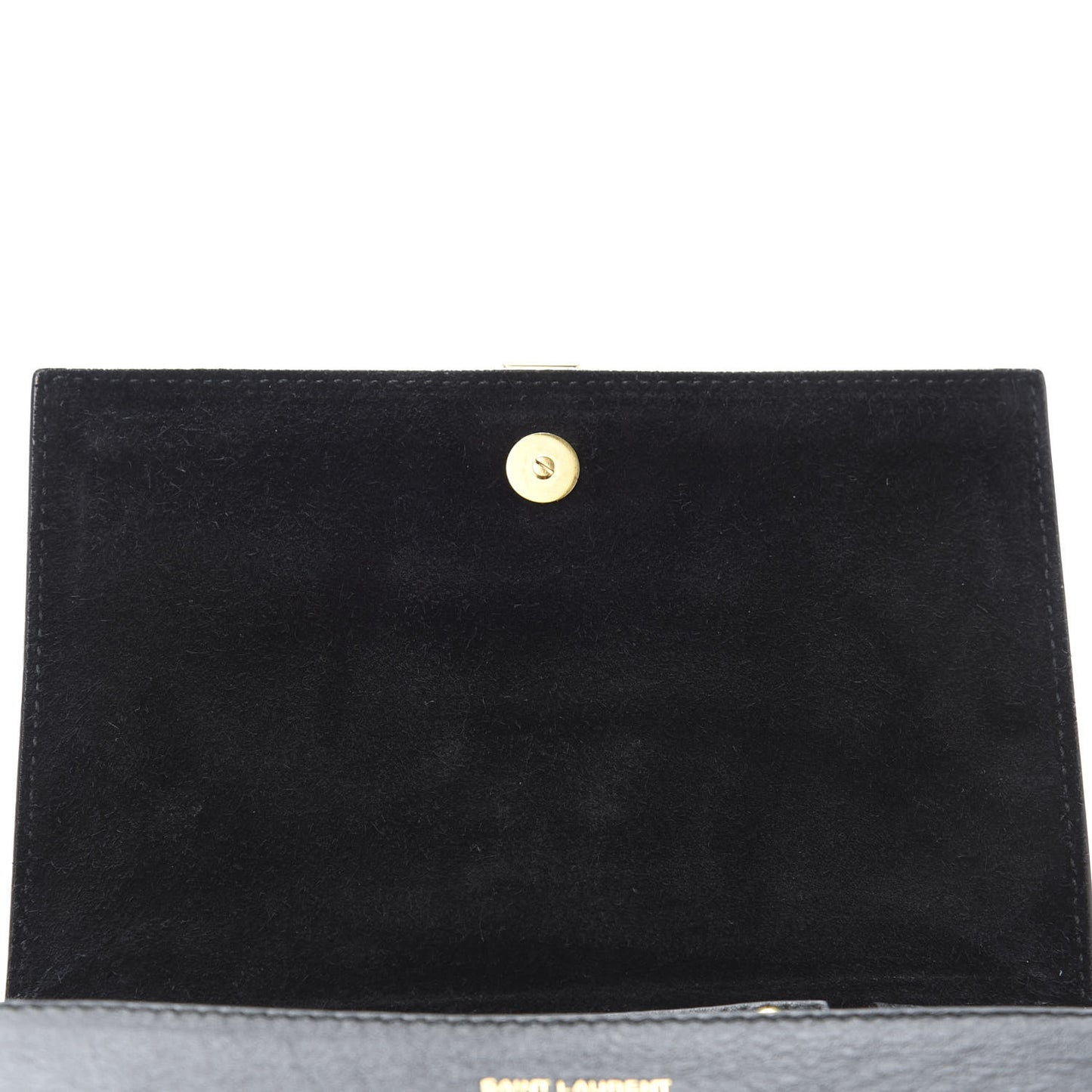 Calfskin Small Classic Y Satchel Bag Black