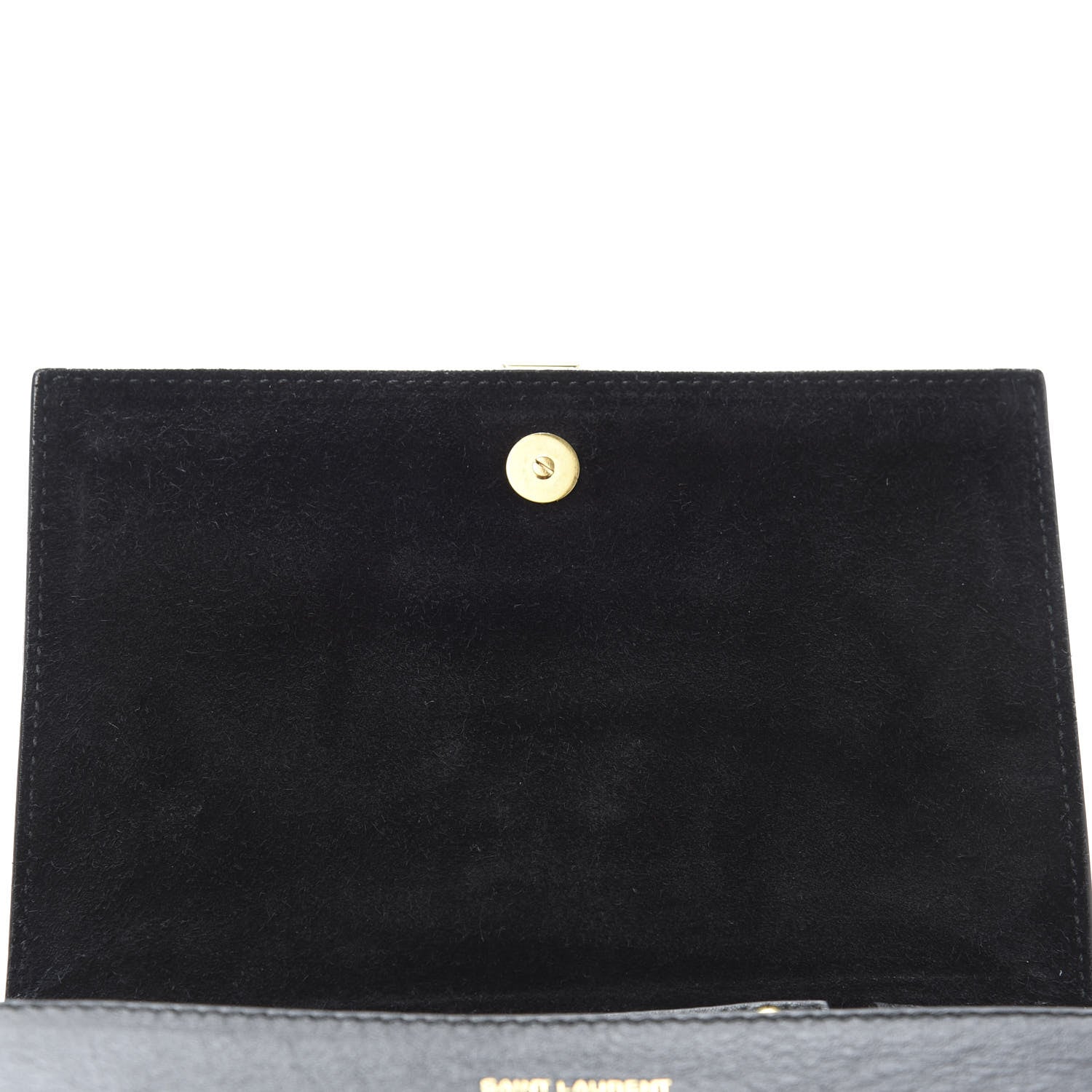 Saint Laurent Calfskin Small Classic Y Satchel Bag Black 8 of 11