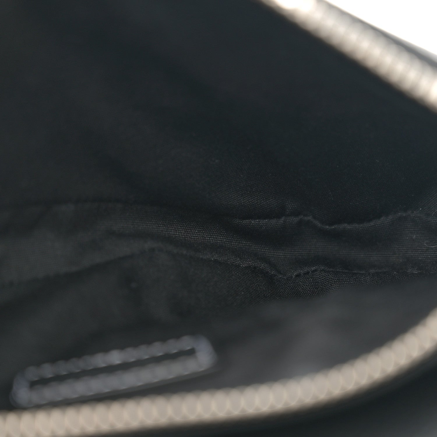 Christian Dior Grained Calfskin Mens Mini Saddle Bag Black 5 of 11