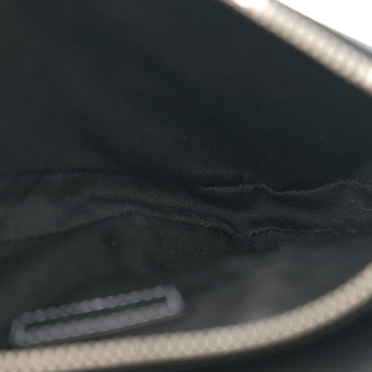 Christian Dior Grained Calfskin Mens Mini Saddle Bag Black 5 of 11