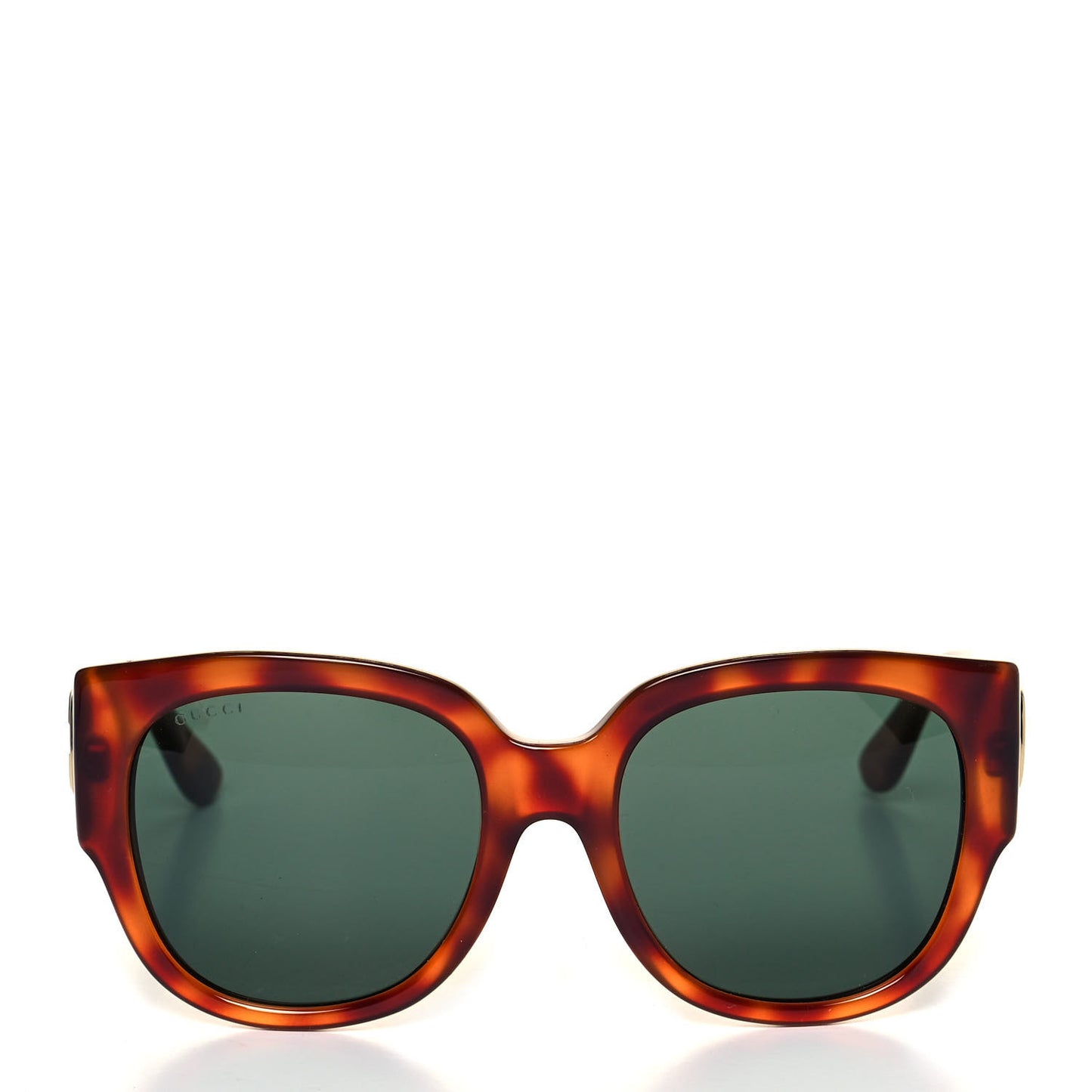 Acetate Square Frame Sunglasses GG0142SA Tortoise