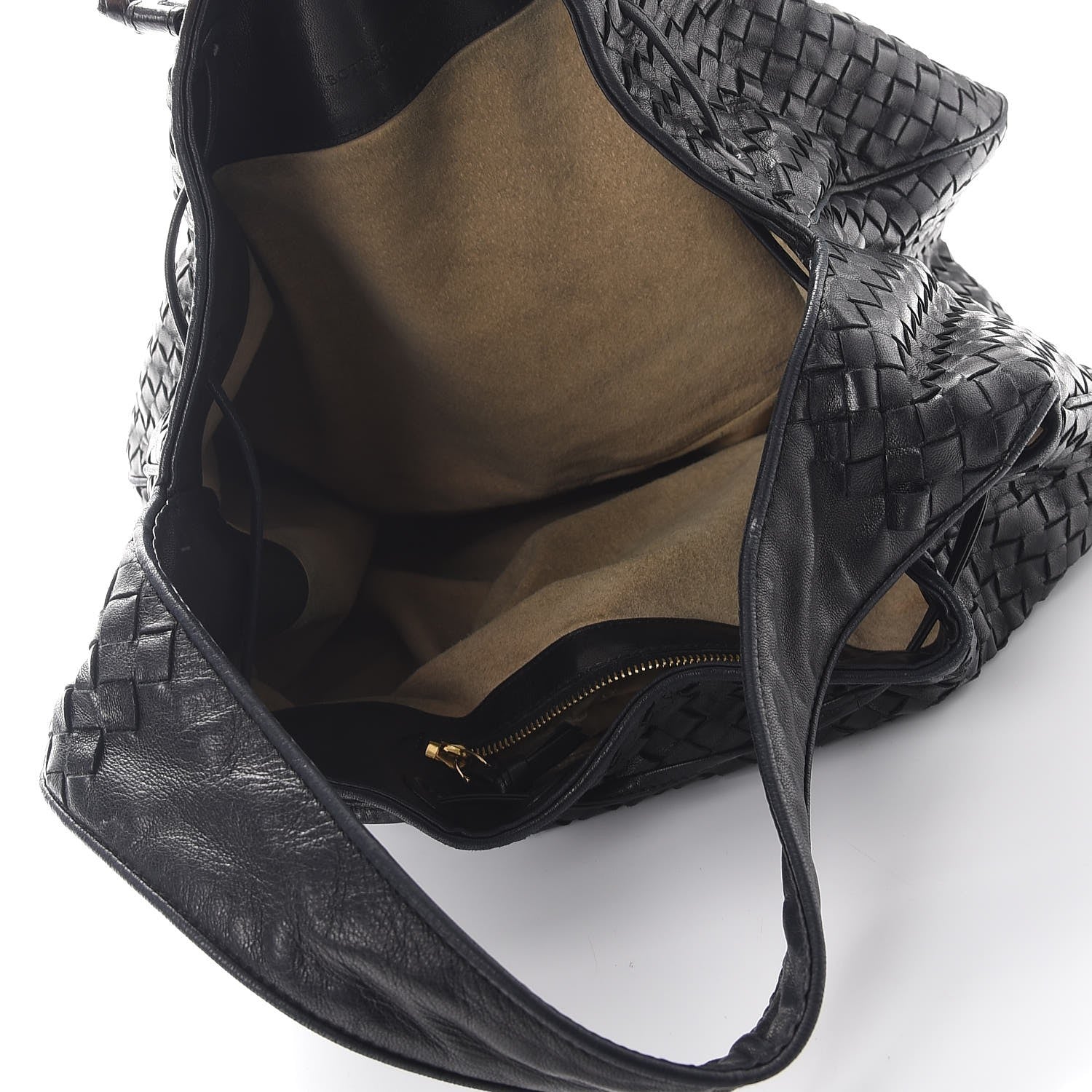 Bottega Veneta Nappa Intrecciato Drawstring Hobo Bag Nero Black 5 of 19
