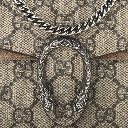 Gucci GG Supreme Monogram Super Mini Dionysus Shoulder Bag Taupe 7 of 11