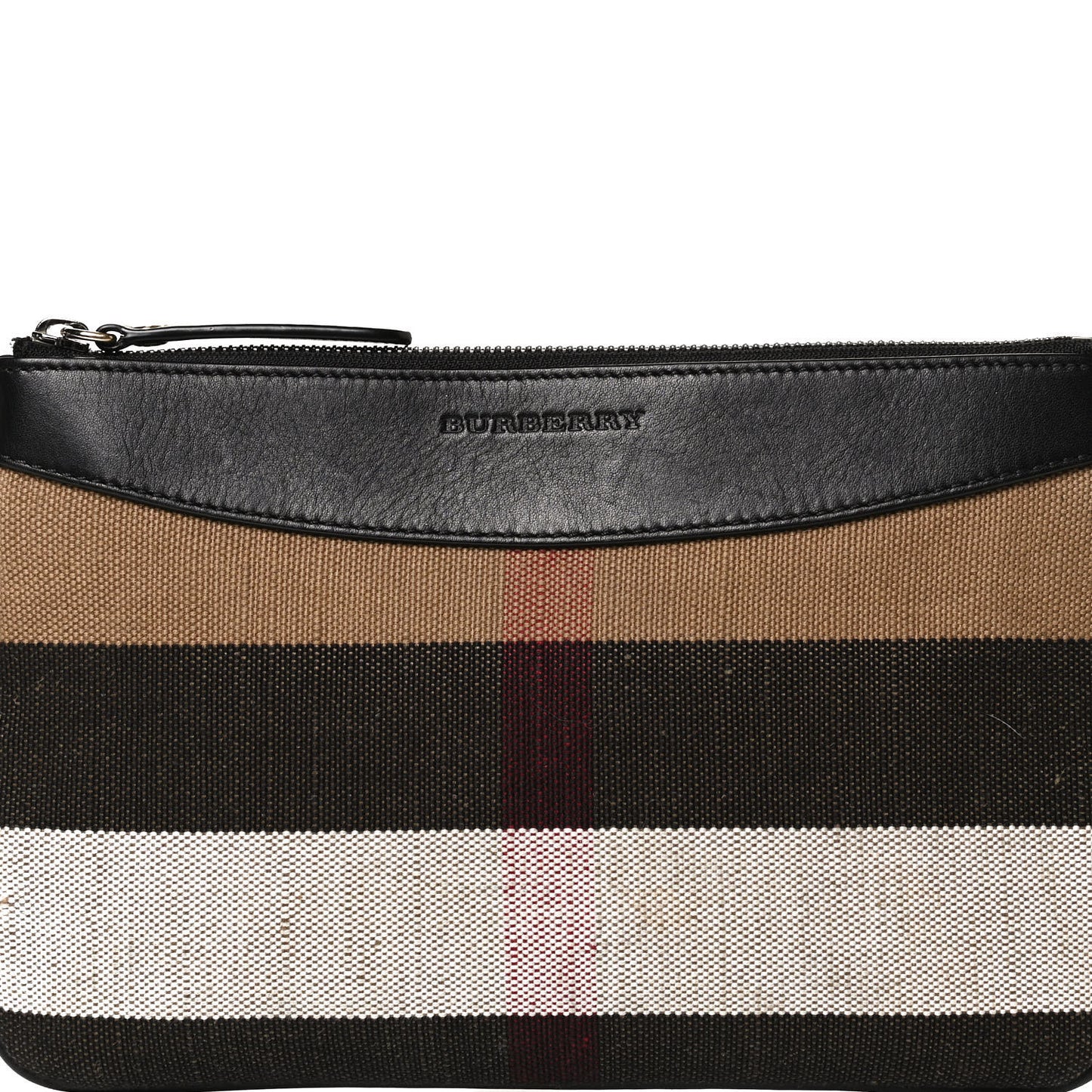 Mega Check Peyton Crossbody Clutch Bag Black