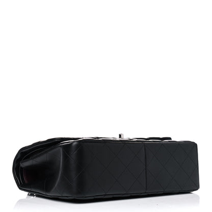 Chanel Lambskin Quilted Jumbo Double Flap Black 3 of 8