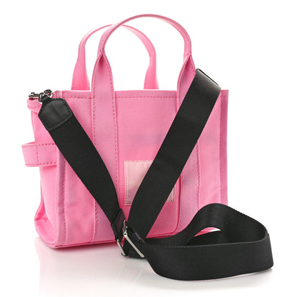 Marc Jacobs Cotton Canvas Small The Traveler Tote Bag Pink 2 of 9