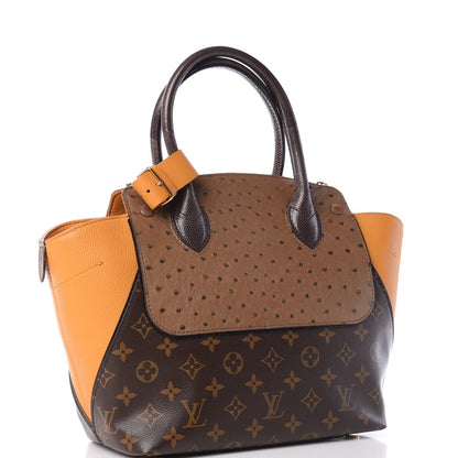 Louis Vuitton Monogram Ostrich Majestueux PM Yellow 2 of 16