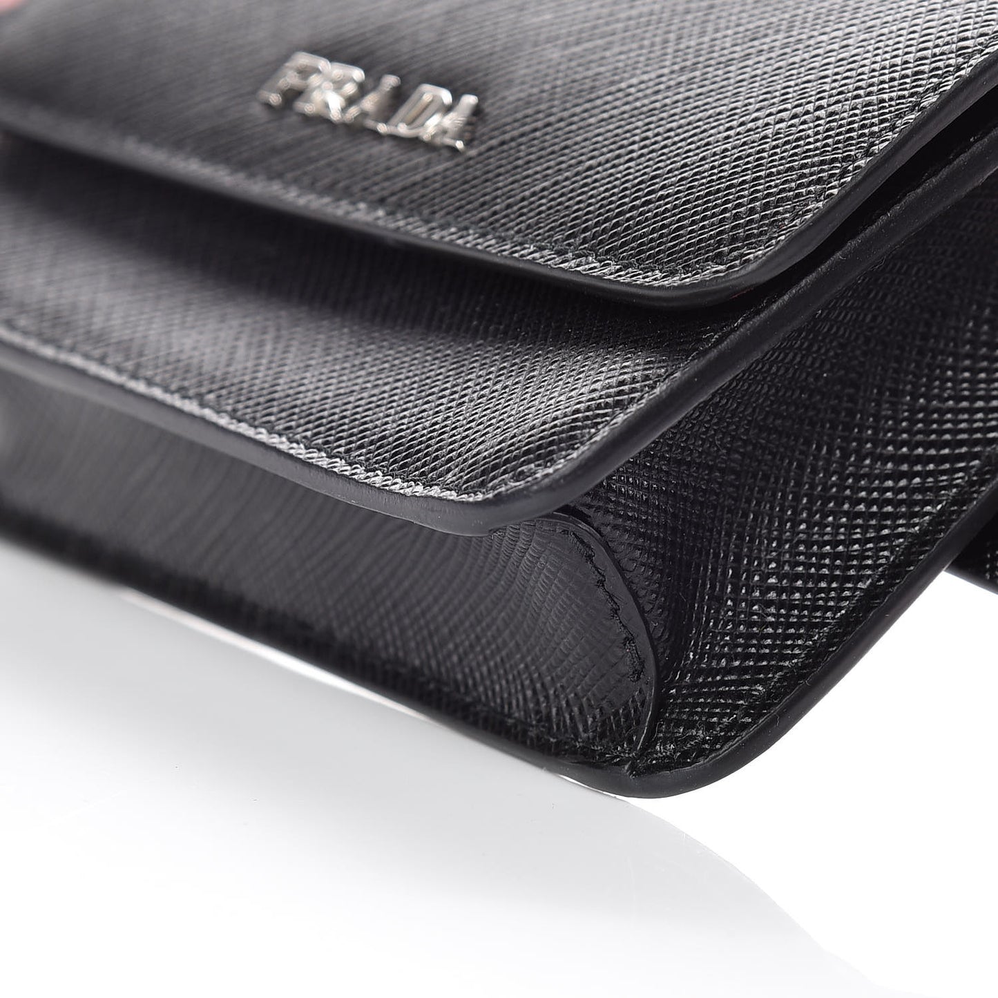 City Calfskin Micro Reversible Belt Removable Bag Black Fuoco