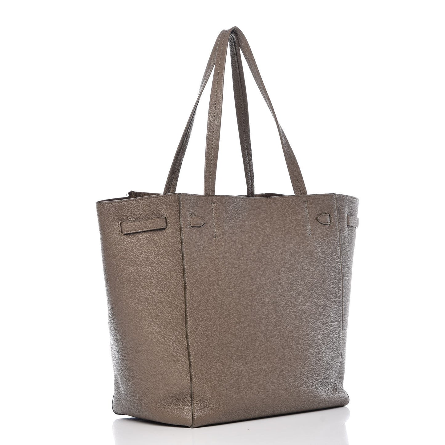 Soft Grained Calfskin Small Belt Cabas Phantom Taupe
