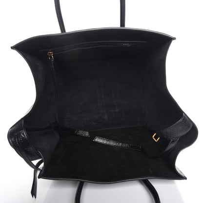 Celine Shiny Goatskin Medium Phantom Luggage Black 5 of 7