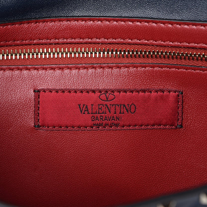 Valentino Garavani Nappa Rockstud Spike Wallet on Chain Marine 6 of 7