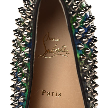 Christian Louboutin Watersnake Spikes Boat Flat 42 8 of 9