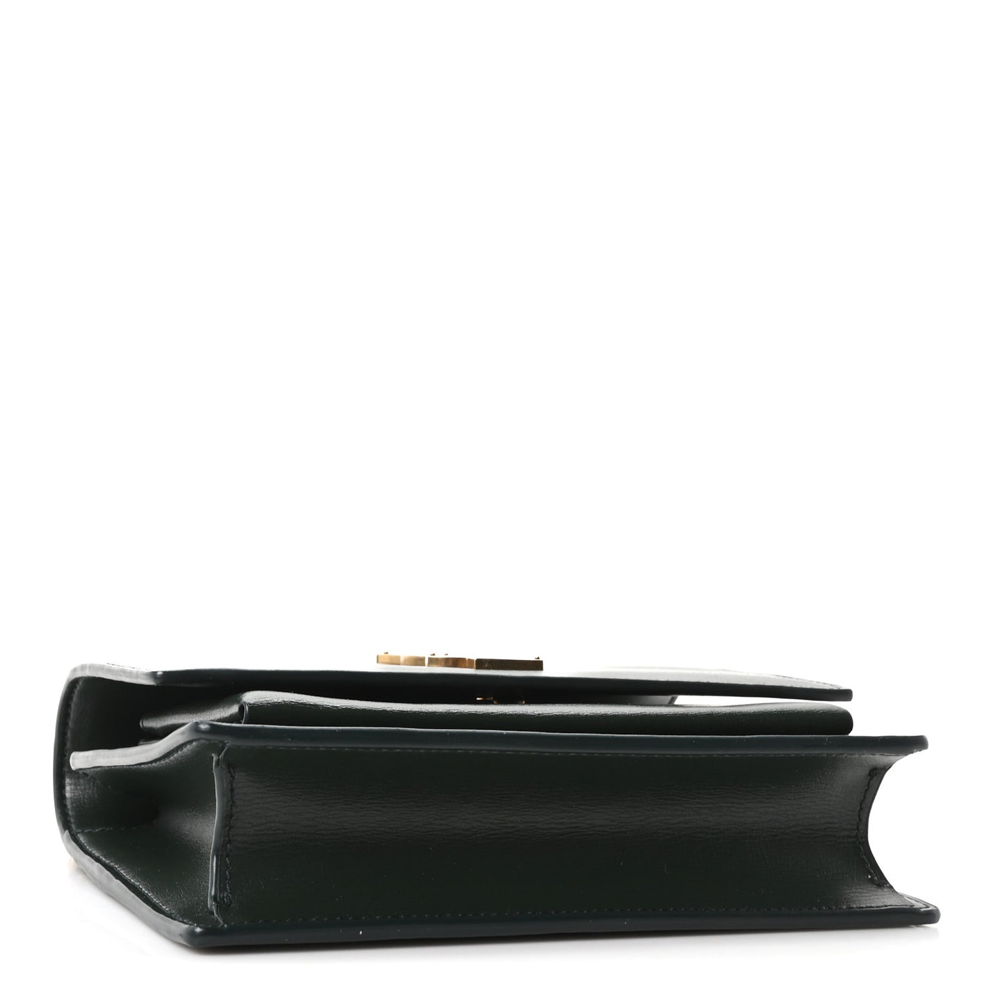 Calfskin Monogram Sunset Chain Wallet New Vert Fonce