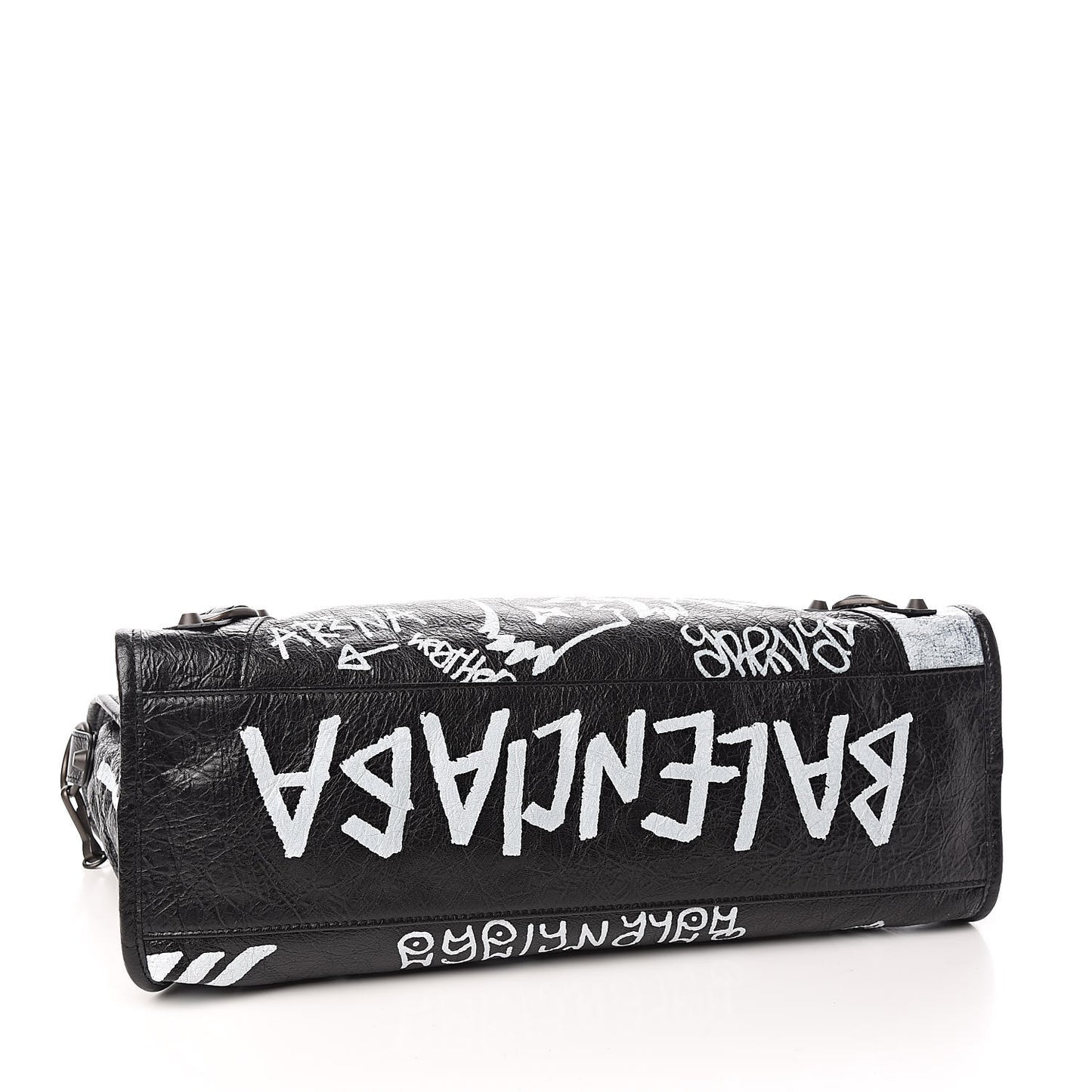 Agneau Arena Graffiti All Over Classic Hardware City Black White